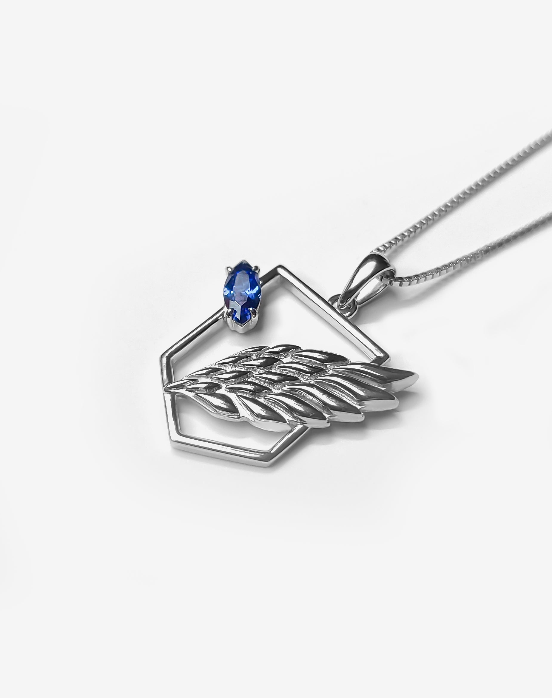 AOT Wings of freedom necklace product picture side view