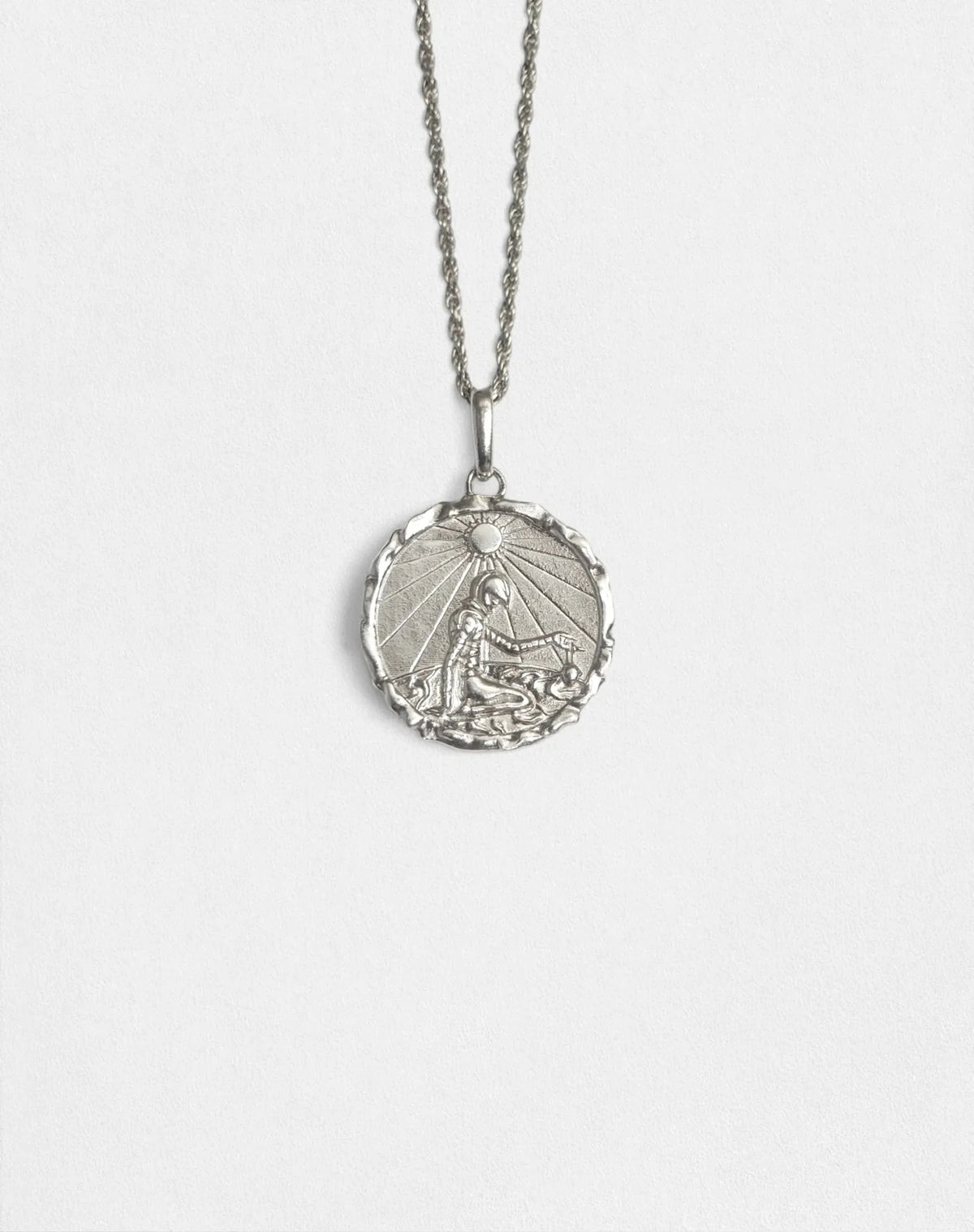 925 silver Eclipse pendant necklace inspired by Berserk anime/manga.